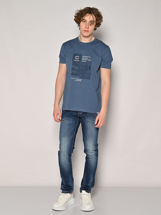 Herren Jeanshosen Elastische Schlank Fit Blaue