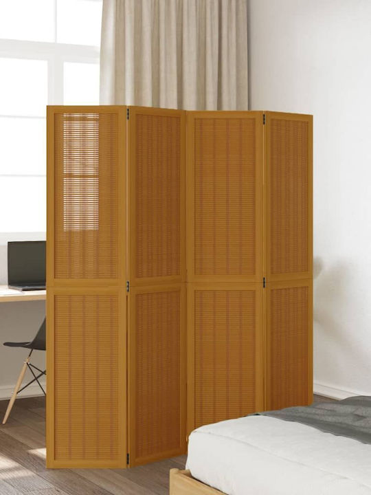 vidaXL Διακοσμητικό Παραβάν Ξύλινο με 4 Φύλλα 140x180cm