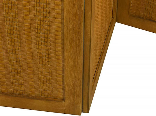 vidaXL Διακοσμητικό Παραβάν Ξύλινο με 4 Φύλλα 140x160cm