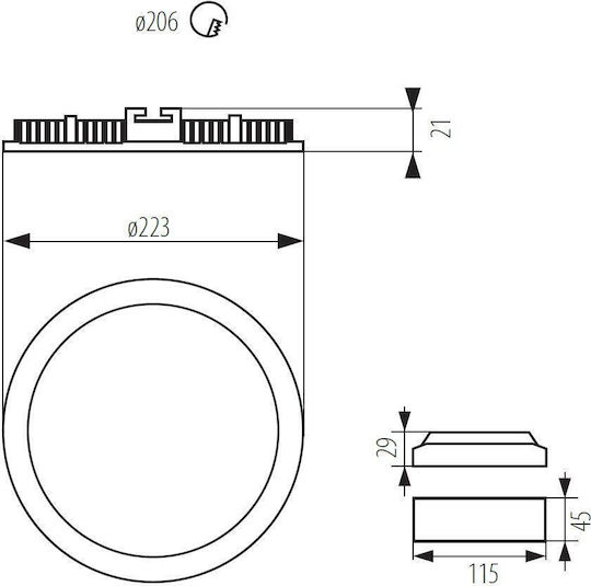 Kanlux LED Panel 18W Kanlux LED Panel 18W