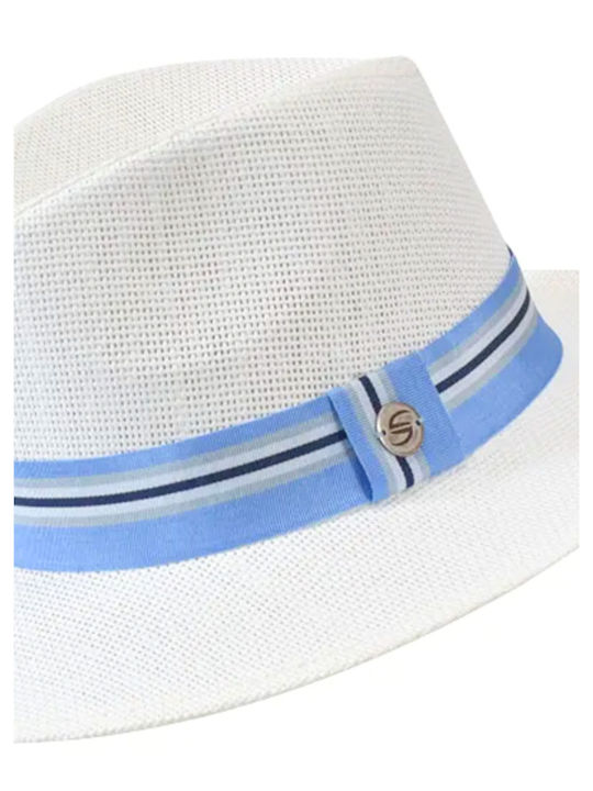 Stamion Men's Hat Fedora White