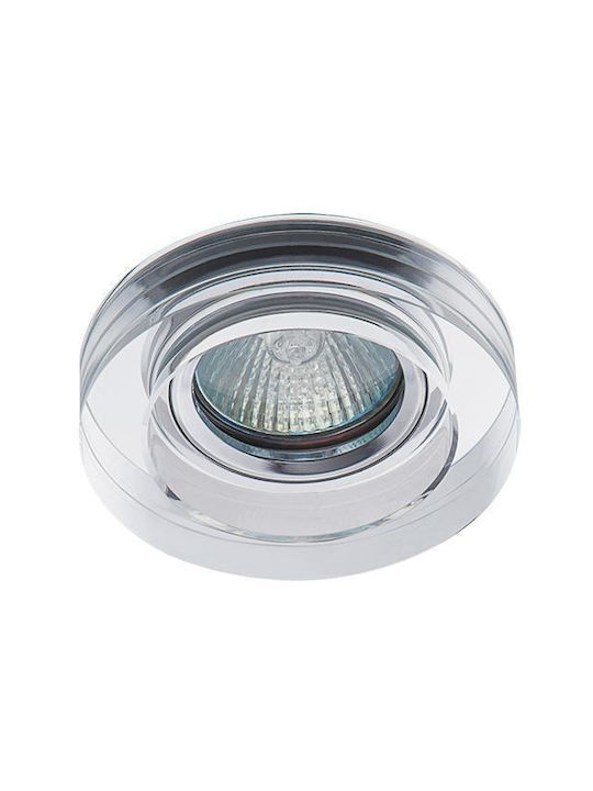 Kanlux Glass Frame for Spot GX5.3 Silver 1pcs