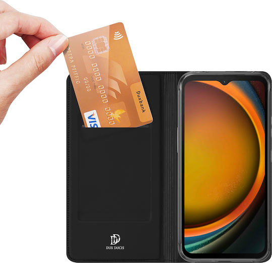 Dux Ducis Skin Pro Книга Изкуствена кожа / Силикон Черен (Samsung Galaxy Xcover7)