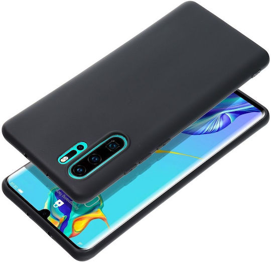 Back Cover Σιλικόνης Μαύρο (Huawei P30 Pro)
