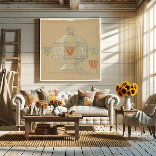 Design Elevation A Painting Metallic 120x120cm