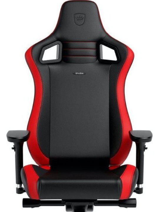 Noblechairs Epic Compact Καρέκλα Gaming Δερματίνης με Ρυθμιζόμενα Μπράτσα Μαύρη