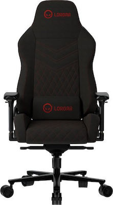 Lorgar Ace 422 Fabric Gaming Chair with Adjustable Arms Black