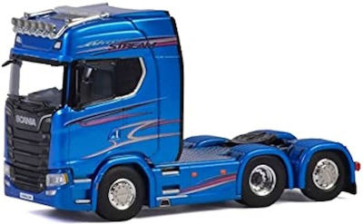 1/43 Burago Haulers Custom Cabs Scania Μπλε