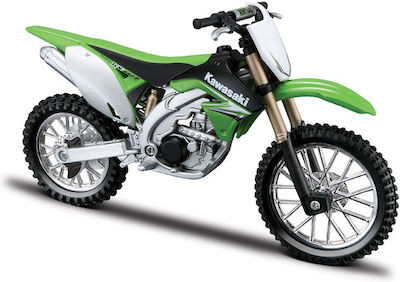 Mașinuță de jucărie 1:18 Kawasaki Kx 450f verde 14781