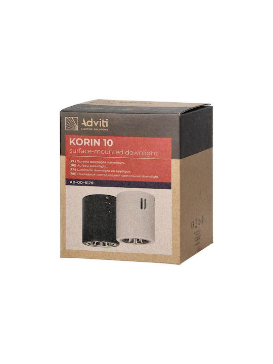 Adviti Single Spot with Socket E27 in White Color