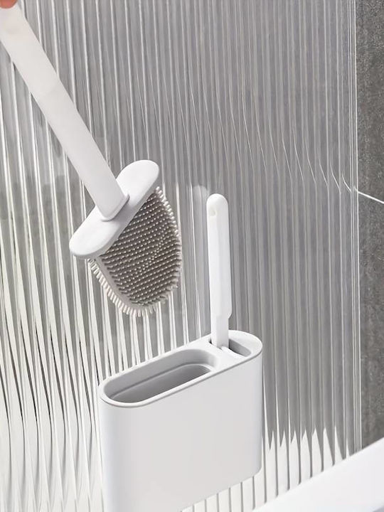 Τουαλέτας Kunststoff Badezimmer Toilettenbürste Gray