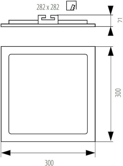 Kanlux LED-Panel 24W Kanlux LED-Panel 24W