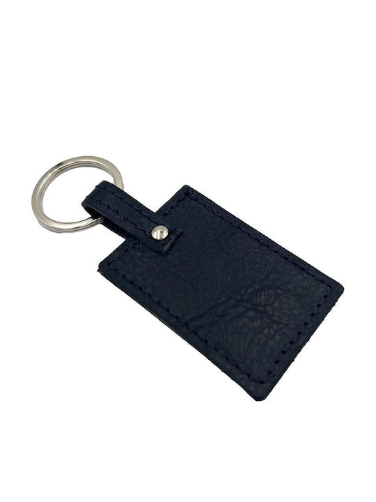 ByLeather Handmade Keychain Leather Blue