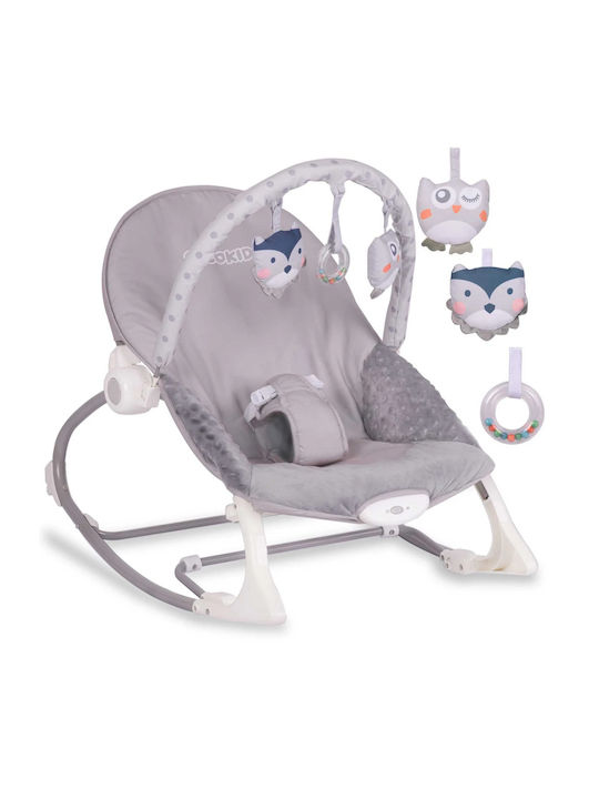Ricokids Manual Relax pentru Bebeluși Gri pentru Copil până la 9kg