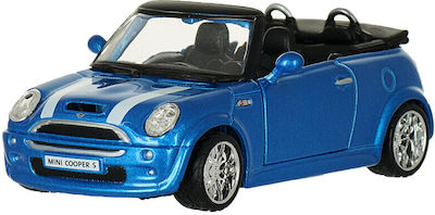 Bburago Spielzeugauto Mini Cooper S Cabrio Blue