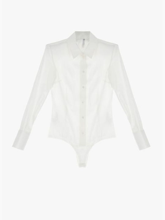 Imperial Long Sleeve Bodysuit White