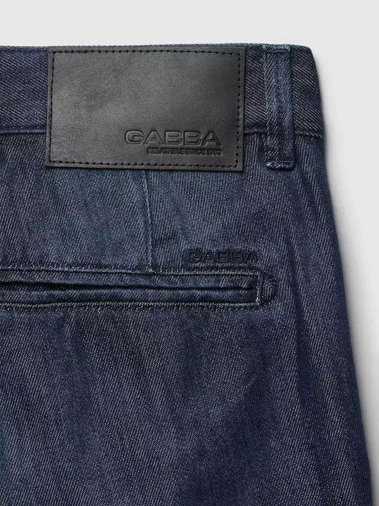 Men's Jeans Pants with Loose Tapered Fit Dark Blue