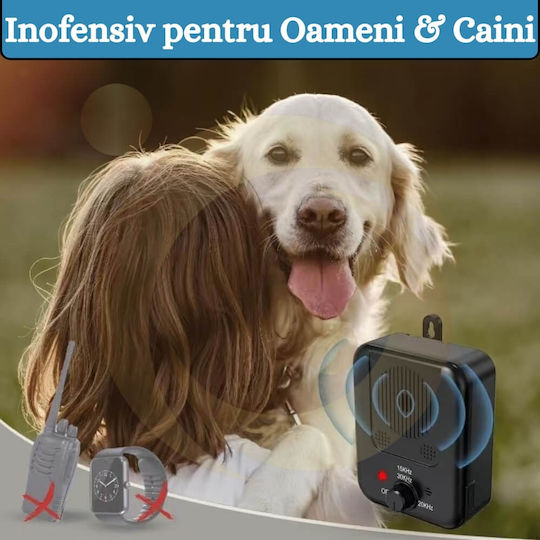 Ultraschall-Anti-Bell-Gerät Hunde Professionelle 15m Anti Hund Bellen Control Device 3 einstellbare Stufen