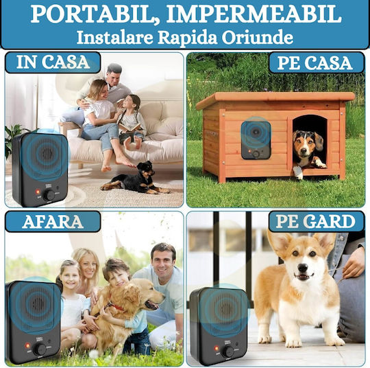 Ultraschall-Anti-Bell-Gerät Hunde Professionelle 15m Anti Hund Bellen Control Device 3 einstellbare Stufen