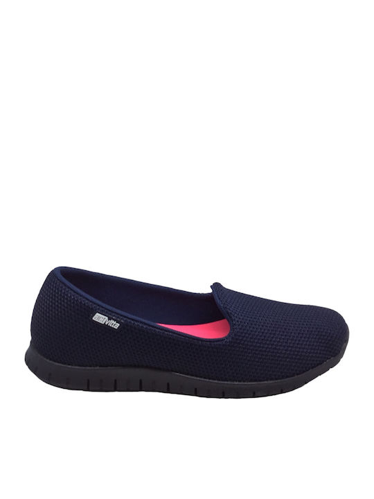 Damen Ballerinas in Blau Farbe