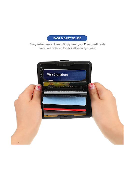 Men's Wallet with RFID Blue