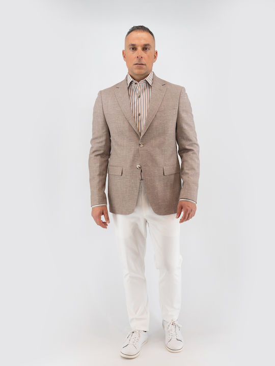 Guy Laroche Men's Suit Jacket Beige