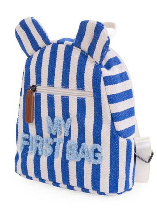 Rucksack My First Bag Stripes Electric Blue Hellblau Childhome