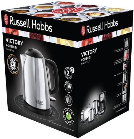 Russell Hobbs Compact Kettle 1lt 2400W Silver