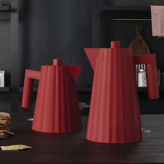 Alessi Plisse Βραστήρας 1lt 2200W Κόκκινος