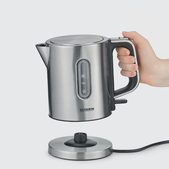 Severin WK 3401 Βραστήρας 1lt 2400W Ασημί