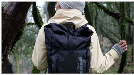 GoPro Rolltop All-Weather Τσάντα Πλάτης Φωτογραφικής Μηχανής Μαύρη