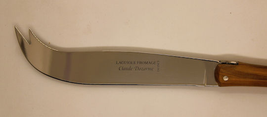 Claude Dozorme Laguiole De Table Olive Wood Cuțit de Brânză din Oțel Inoxidabil 11.5cm