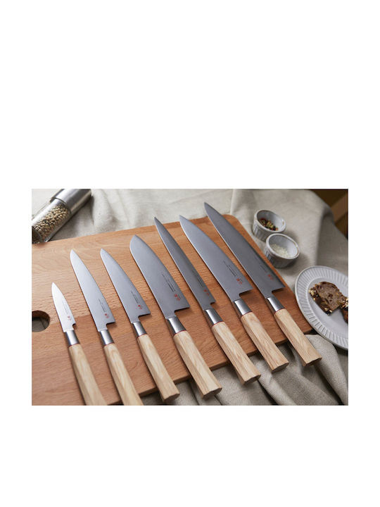Senzo Suncraft Twisted Octagon Messer Filet aus Damaststahl 21cm