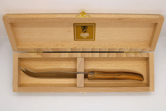 Claude Dozorme Laguiole De Table Olive Wood Cuțit de Brânză din Oțel Inoxidabil 11.5cm