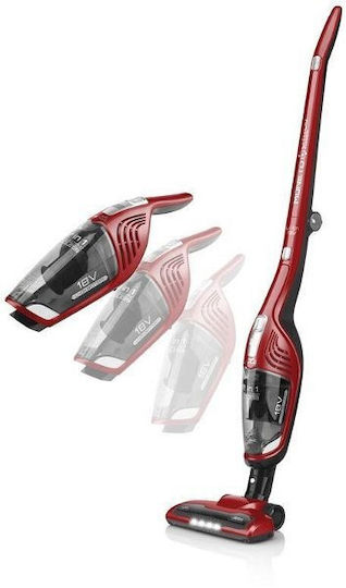 ETA Moneto II Επαναφορτιζόμενη Σκούπα 2 σε 1 Stick & Χειρός 18V Κόκκινη