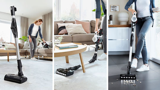 Bosch BSS711W Επαναφορτιζόμενη Σκούπα Stick 18V Μαύρη