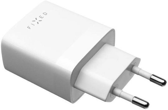 Fixed Φορτιστής Χωρίς Καλώδιο με 2 Θύρες USB-A 17W Λευκός (Fixed)