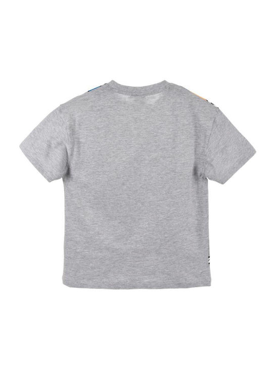 Superheroes Kids Blouse Gray