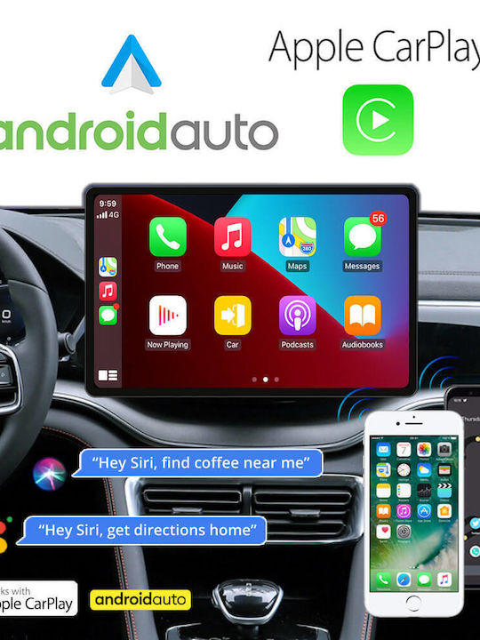 Kirosiwa Ηχοσύστημα Αυτοκινήτου για Mercedes-Benz B Class W245 2005-2012 (Bluetooth/USB/WiFi/GPS/Apple-Carplay/Android-Auto) με Οθόνη Αφής 9"