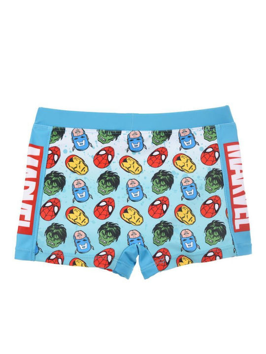 Superheroes Kids Swimwear Swim Shorts Turquoise