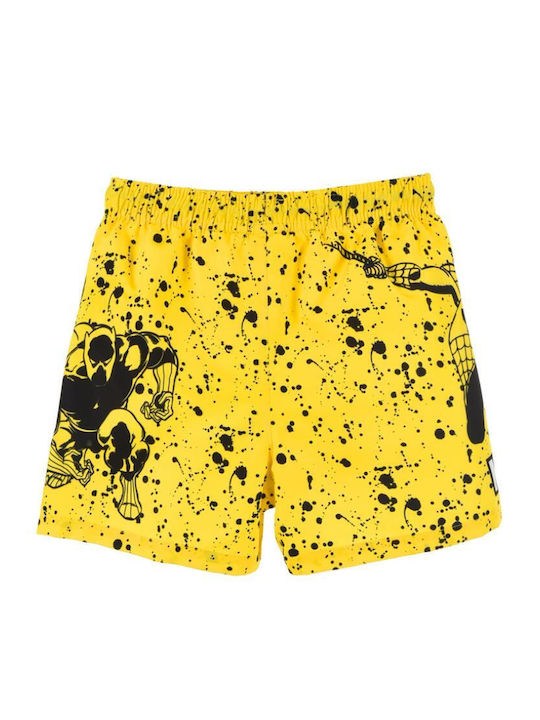 Superheroes Kids Swimwear Swim Shorts Yellow