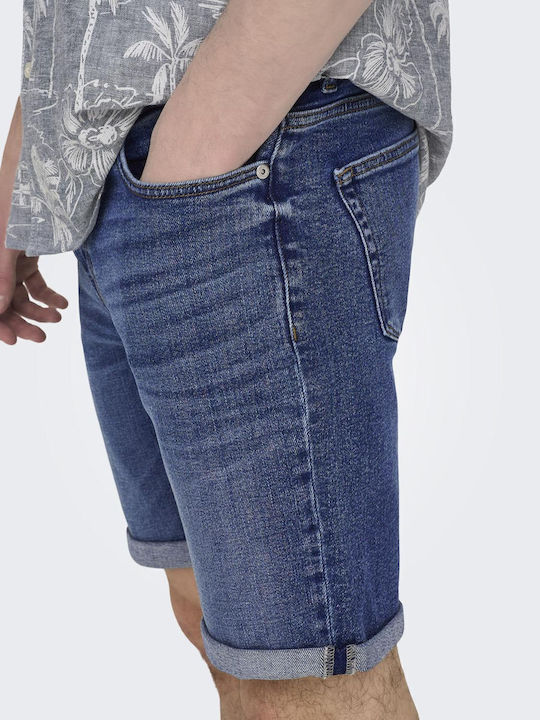 Ανδρική Βερμούδα Τζιν ΜΠΛΕ DENIM