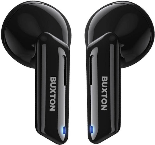 Buxton BTW 3300 In-ear Bluetooth Handsfree Ακουστικά με Θήκη Φόρτισης Μαύρα