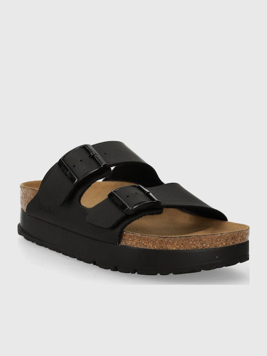 Arizona Γυναικεία Ανατομικά Σανδάλια Μαύρα Narrow Fit