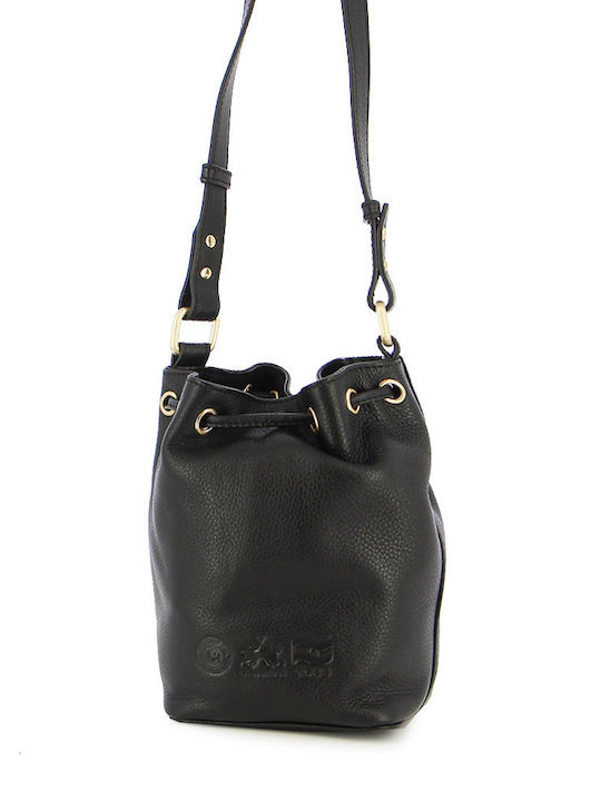 La Martina Leather Women's Bag Crossbody Black