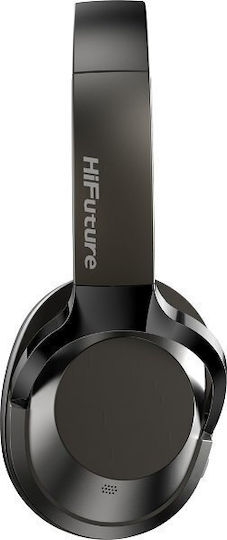 HiFuture FutureTour Pro Wireless / Wired Over Ear Headphones with 35 hours of Operation and Quick Charge Black