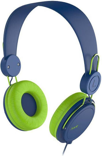 Havit HV-2198D Wired On Ear Headphones Blue / Cabbage