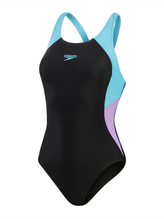 Costum De Baie Întreg Negru Sport