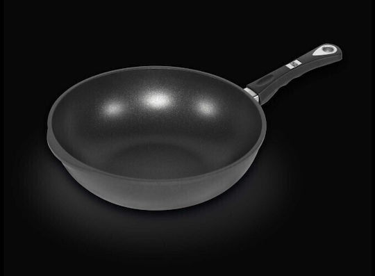 AMT Gastroguss Wok din Aluminiu cu Strat Antiaderent 30cm