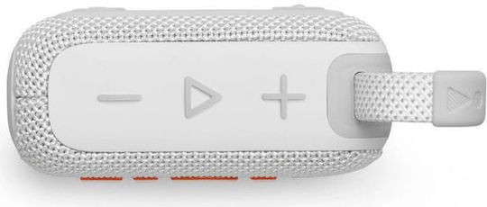 JBL Go 4 Waterproof Bluetooth Speaker 4.2W with Battery Life up to 7 hours White